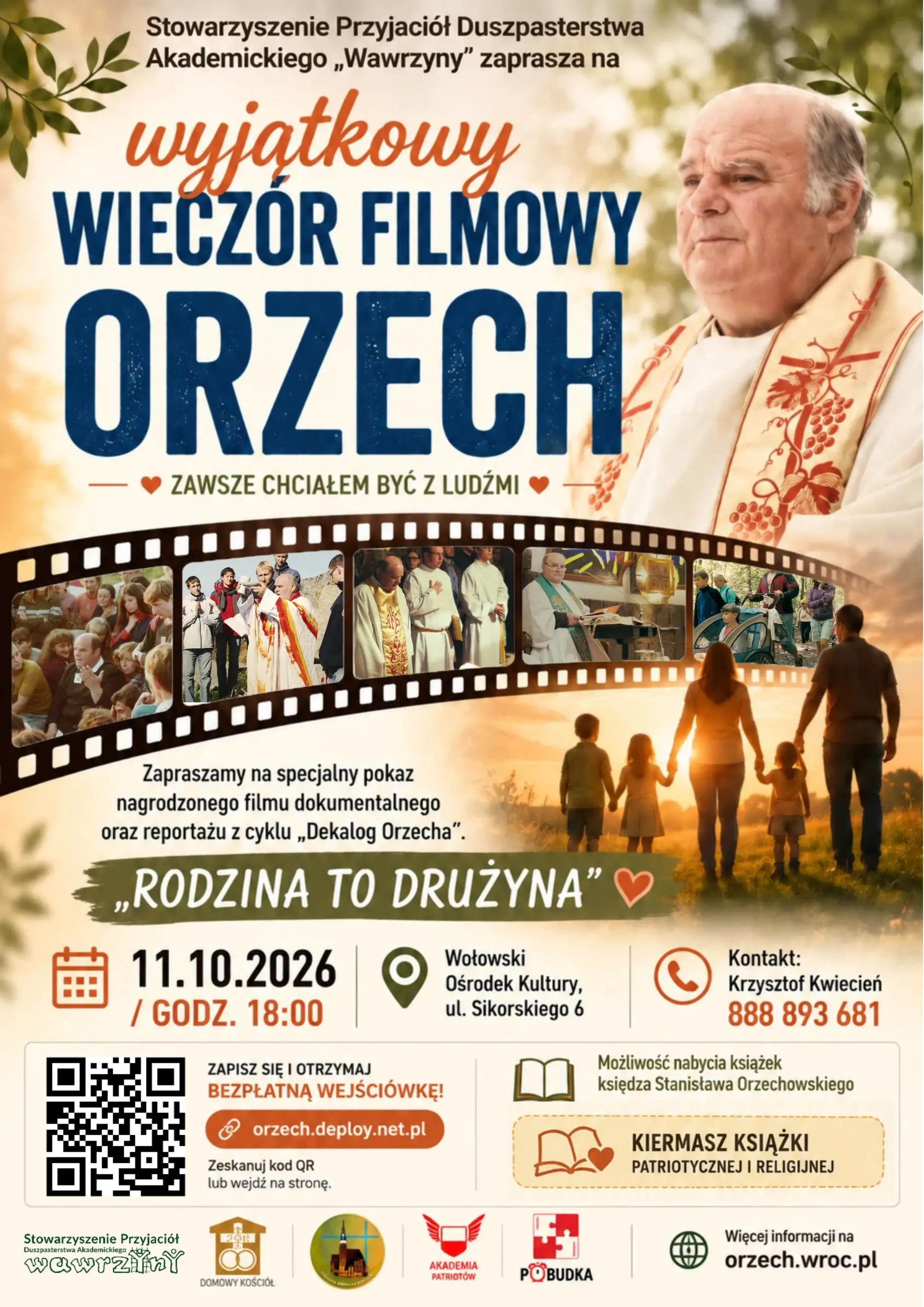 Plakat: Orzech zawsze chciałem być z ludźmi